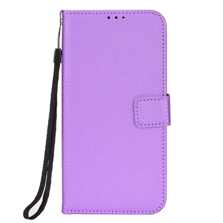 For Ulefone Note 6/ Note 6P Diamond Texture Leather Phone Case(Purple) - Ulefone Cases by PMC Jewellery | Online Shopping South Africa | PMC Jewellery | Buy Now Pay Later Mobicred