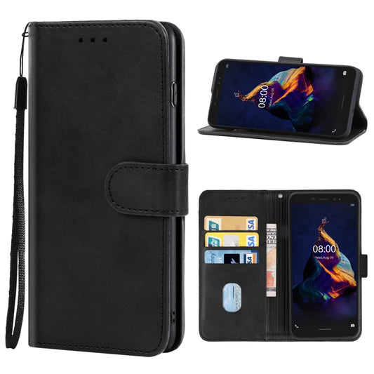 Leather Phone Case For Ulefone Armor X8(Black) - Ulefone Cases by PMC Jewellery | Online Shopping South Africa | PMC Jewellery | Buy Now Pay Later Mobicred