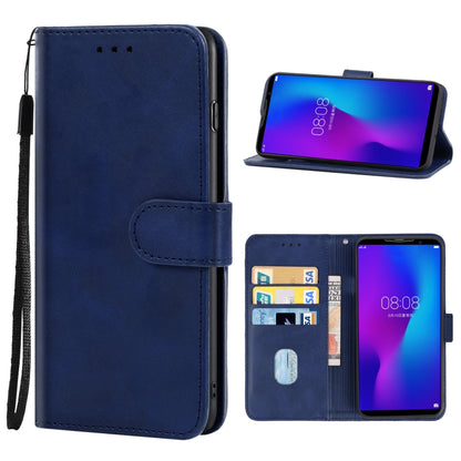 Leather Phone Case For DOOGEE N100(Blue) - Doogee Cases by PMC Jewellery | Online Shopping South Africa | PMC Jewellery | Buy Now Pay Later Mobicred