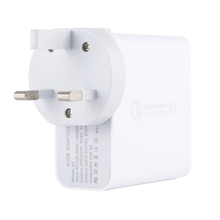 A3 PD 18W USB-C / Type-C + QC3.0 USB + Dual USB Interface Travel Charger - free shipping - PMC Jewellery - Order now!