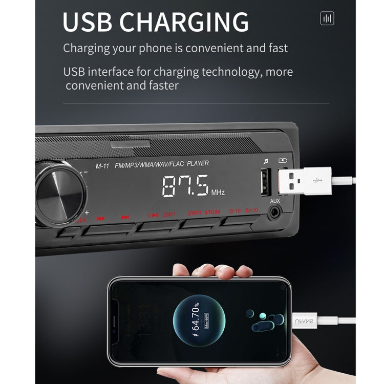 M11 Car Bluetooth MP3 Player Support Mobile Phone Interconnection / FM / TF Card - Car MP3 & MP4 & MP5 by PMC TechLife | Online Shopping South Africa | PMC TechLife | Buy Now Pay Later Mobicred