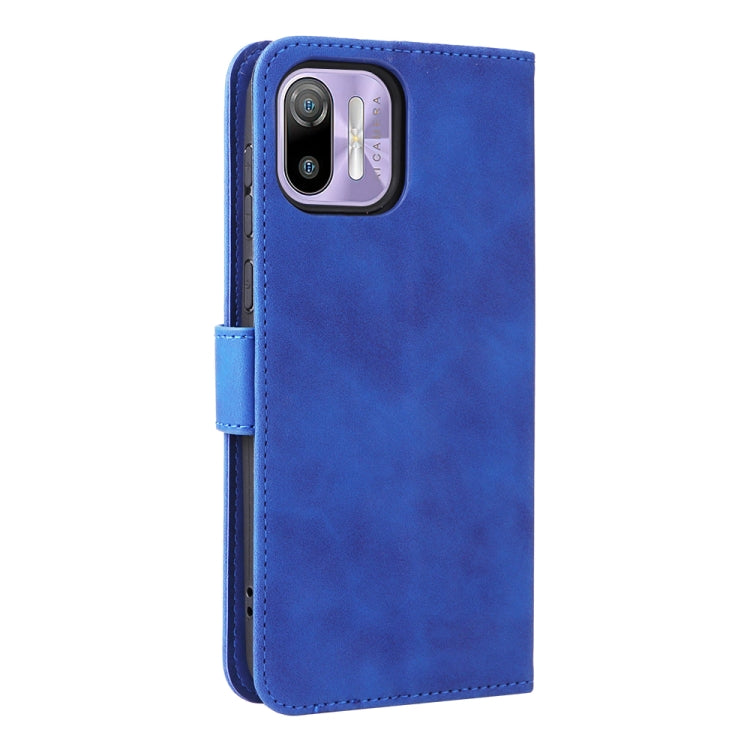 For Ulefone Note 6 Skin Feel Magnetic Flip Leather Phone Case(Blue) - Ulefone Cases by PMC Jewellery | Online Shopping South Africa | PMC Jewellery | Buy Now Pay Later Mobicred