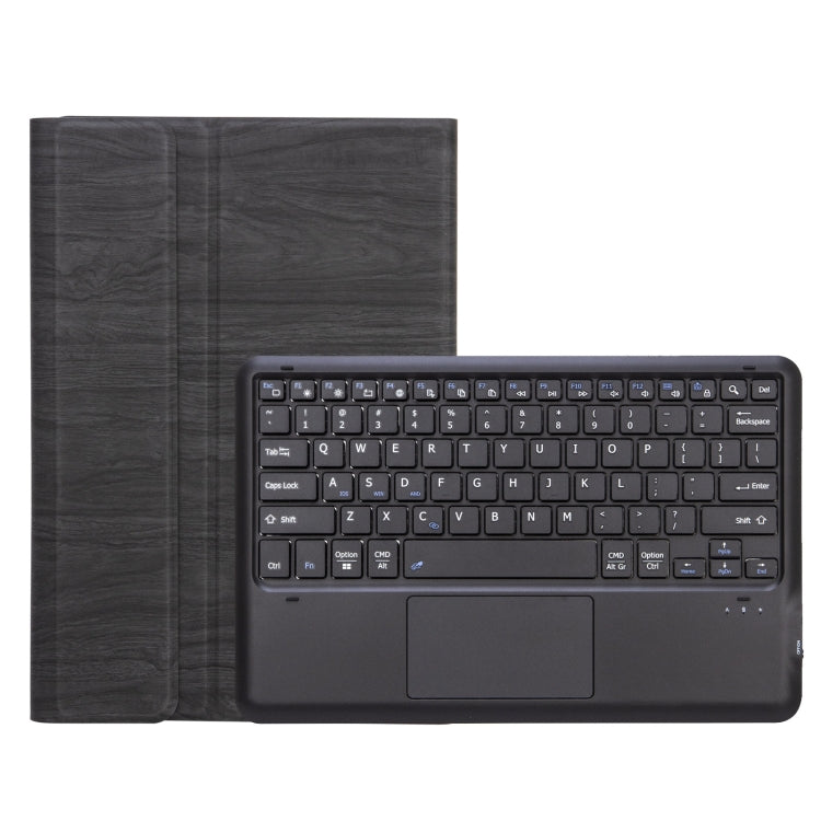 SF109-A Tree Texture Bluetooth Keyboard Leather Case with Touchpad For Microsoft Surface Pro 4 / 5 / 6 / 7(Black + Black) - Others Keyboard by PMC Jewellery | Online Shopping South Africa | PMC Jewellery | Buy Now Pay Later Mobicred