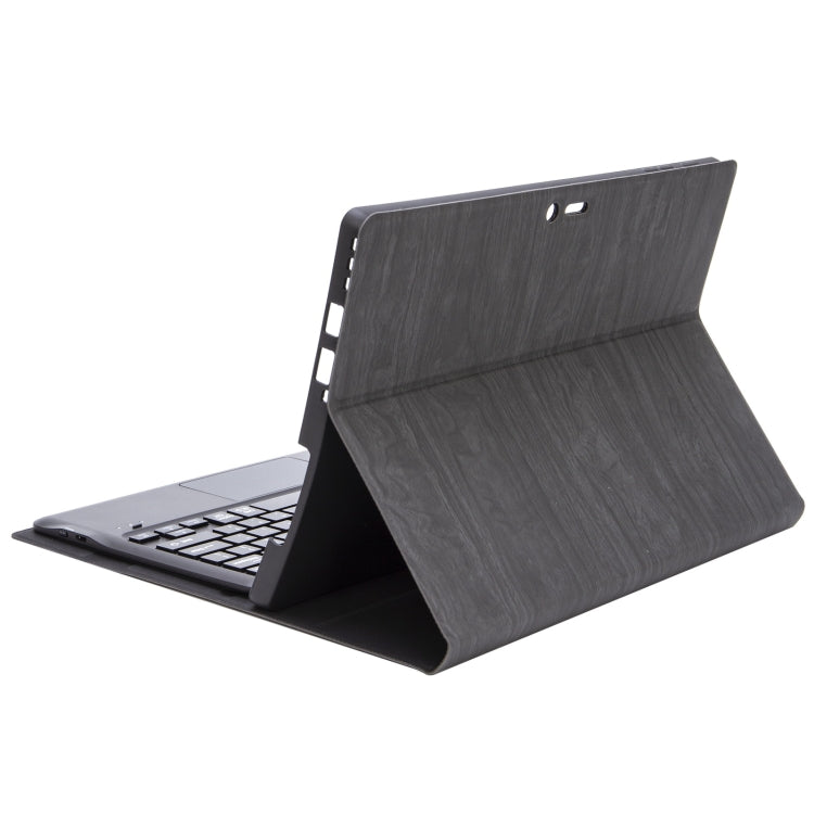 SF109-A Tree Texture Bluetooth Keyboard Leather Case with Touchpad For Microsoft Surface Pro 4 / 5 / 6 / 7(Black + Black) - Others Keyboard by PMC Jewellery | Online Shopping South Africa | PMC Jewellery | Buy Now Pay Later Mobicred