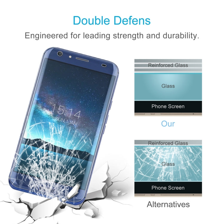 10 PCS 0.26mm 9H 2.5D Tempered Glass Film For Doogee BL5000 - For Doogee by PMC Jewellery | Online Shopping South Africa | PMC Jewellery | Buy Now Pay Later Mobicred