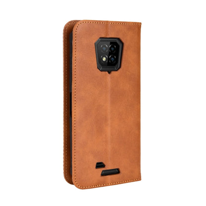 For Ulefone Armor 8 Magnetic Buckle Retro Texture Leather Phone Case(Brown) - Ulefone Cases by PMC Jewellery | Online Shopping South Africa | PMC Jewellery | Buy Now Pay Later Mobicred