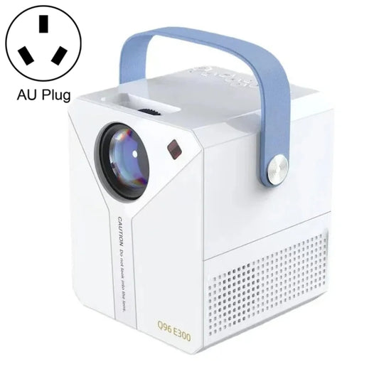 Q96 E300 Intelligent Portable HD 4K Projector, AU Plug, Specification:Android Version(White) - Mini Projector by PMC Jewellery | Online Shopping South Africa | PMC Jewellery | Buy Now Pay Later Mobicred