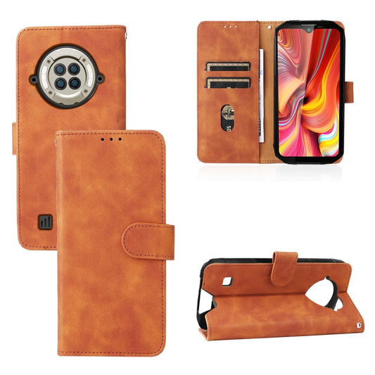 For DOOGEE S96 Pro Skin Feel Magnetic Buckle Calf Texture PU Phone Case(Brown) - Doogee Cases by PMC Jewellery | Online Shopping South Africa | PMC Jewellery | Buy Now Pay Later Mobicred