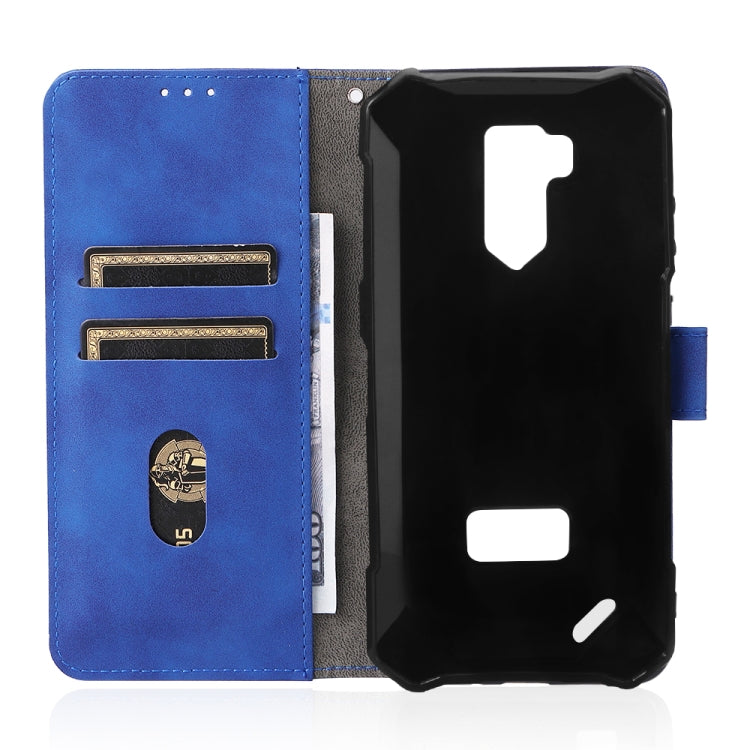 For Ulefone Armor X9 Skin Feel Magnetic Buckle Calf Texture PU Phone Case(Blue) - Ulefone Cases by PMC Jewellery | Online Shopping South Africa | PMC Jewellery | Buy Now Pay Later Mobicred