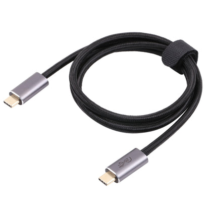 20Gbps USB 3.2 USB-C / Type-C Male to USB-C / Type-C Male Braided Data Cable, Cable Length:2m(Black) - Cable & Adapters by PMC Jewellery | Online Shopping South Africa | PMC Jewellery | Buy Now Pay Later Mobicred