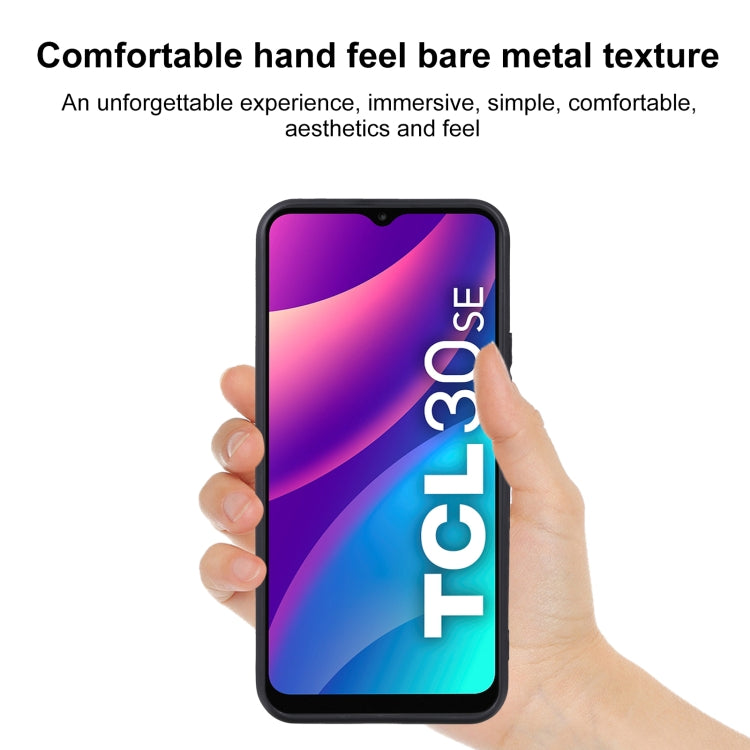 TPU Phone Case For TCL 30 SE / 305 / 306 / Sharp Aquos V6 / V6 Plus(Black) - More Brand by PMC Jewellery | Online Shopping South Africa | PMC Jewellery | Buy Now Pay Later Mobicred