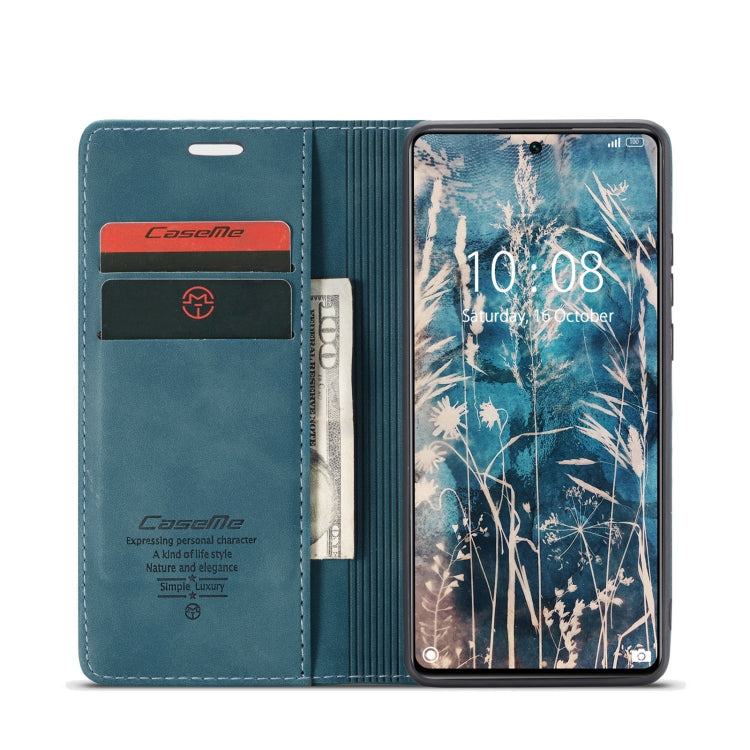 For Xiaomi Mi 11T / 11T Pro CaseMe 013 Multifunctional Leather Phone Case(Blue) - Xiaomi Cases by CaseMe | Online Shopping South Africa | PMC Jewellery | Buy Now Pay Later Mobicred