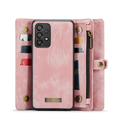 For Samsung Galaxy A53 5G CaseMe-008 Detachable Multifunctional Horizontal Flip Leather Case (Pink) - Galaxy Phone Cases by CaseMe | Online Shopping South Africa | PMC Jewellery | Buy Now Pay Later Mobicred