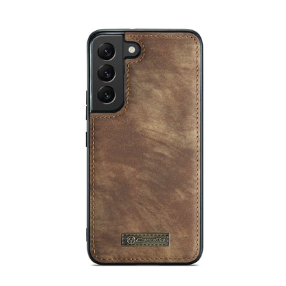 For Samsung Galaxy S22 5G CaseMe-008 Detachable Multifunctional Horizontal Flip Leather Case(Brown) - Galaxy S22 5G Cases by CaseMe | Online Shopping South Africa | PMC Jewellery | Buy Now Pay Later Mobicred