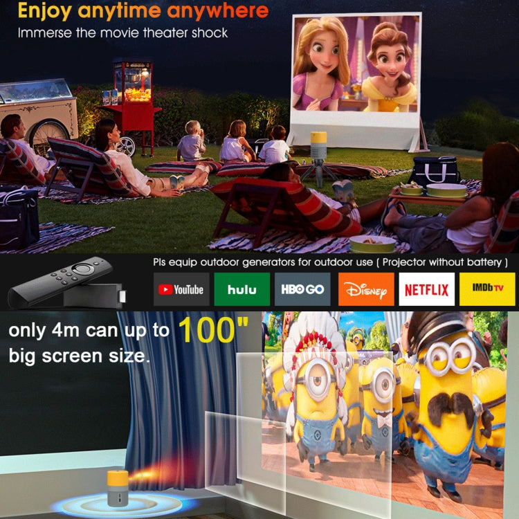 T400 100 inch Screen 3000 Lumens LED Mini Projector, Plug Type:AU Plug(Black White) - Mini Projector by PMC TechLife | Online Shopping South Africa | PMC TechLife | Buy Now Pay Later Mobicred