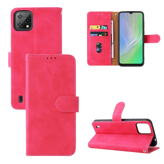 For Blackview A55 Skin Feel Magnetic Buckle Leather Phone Case(Rose Red) - More Brand by PMC Jewellery | Online Shopping South Africa | PMC Jewellery | Buy Now Pay Later Mobicred