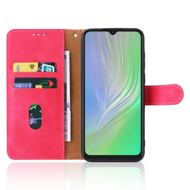 For Blackview A55 Skin Feel Magnetic Buckle Leather Phone Case(Rose Red) - More Brand by PMC TechLife | Online Shopping South Africa | PMC TechLife | Buy Now Pay Later Mobicred