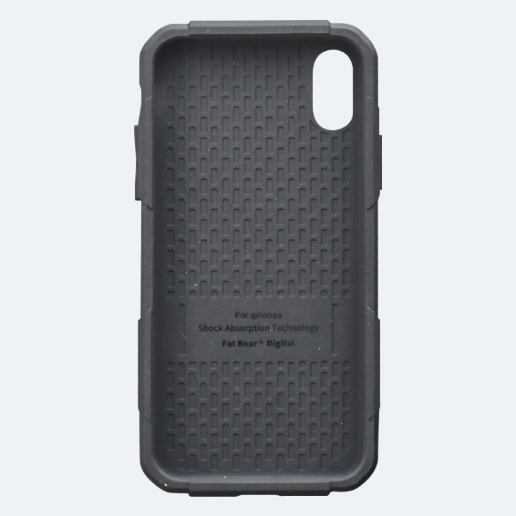 For iPhone X / XS FATBEAR Armor Shockproof Cooling Case(Black) - More iPhone Cases by FATBEAR | Online Shopping South Africa | PMC Jewellery | Buy Now Pay Later Mobicred