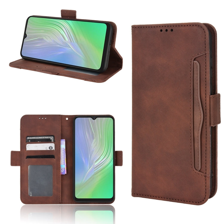 For Blackview A55 Skin Feel Calf Pattern Leather Phone Case(Brown) - More Brand by PMC Jewellery | Online Shopping South Africa | PMC Jewellery | Buy Now Pay Later Mobicred