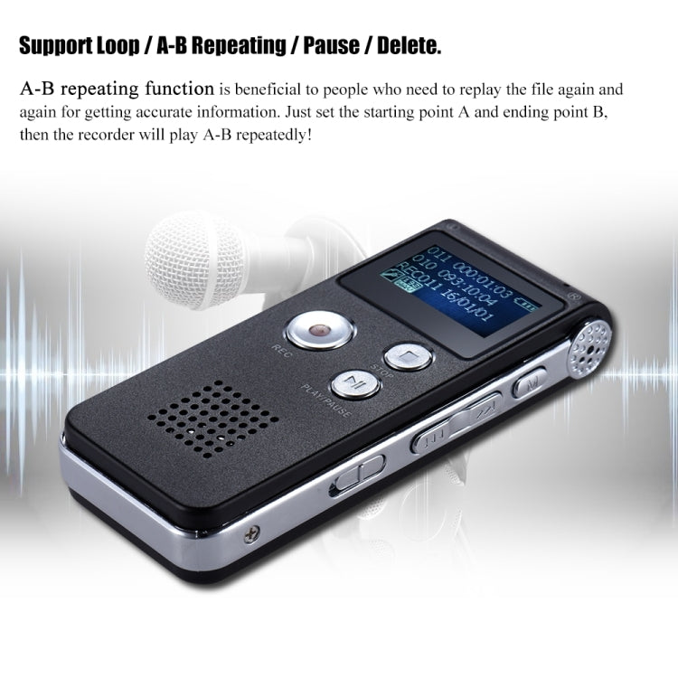 SK-012 4GB USB Dictaphone Digital Audio Voice Recorder with WAV MP3 Player VAR Function(Purple) - Other Style by PMC TechLife | Online Shopping South Africa | PMC TechLife | Buy Now Pay Later Mobicred