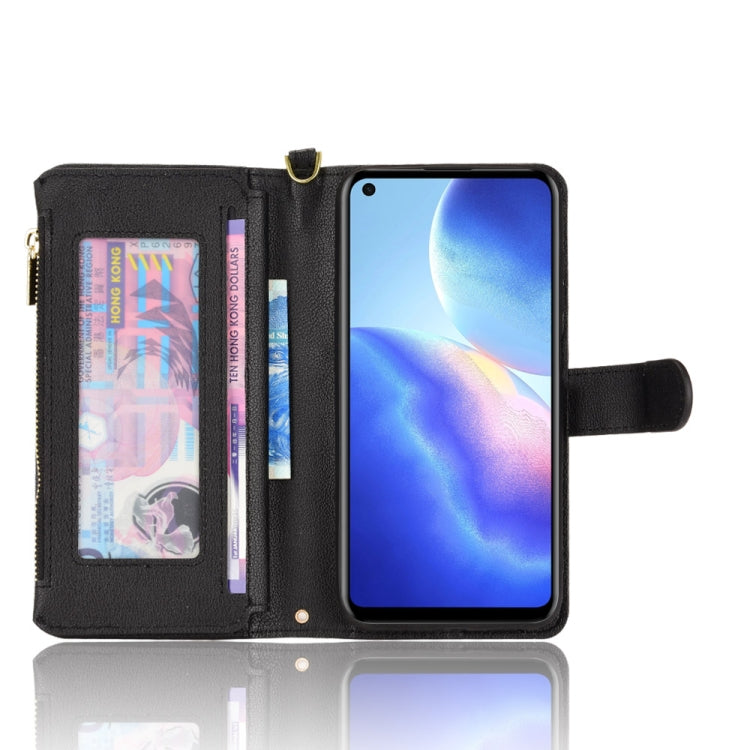 For Blackview A90 Litchi Texture Zipper Leather Phone Case(Black) - More Brand by PMC TechLife | Online Shopping South Africa | PMC TechLife