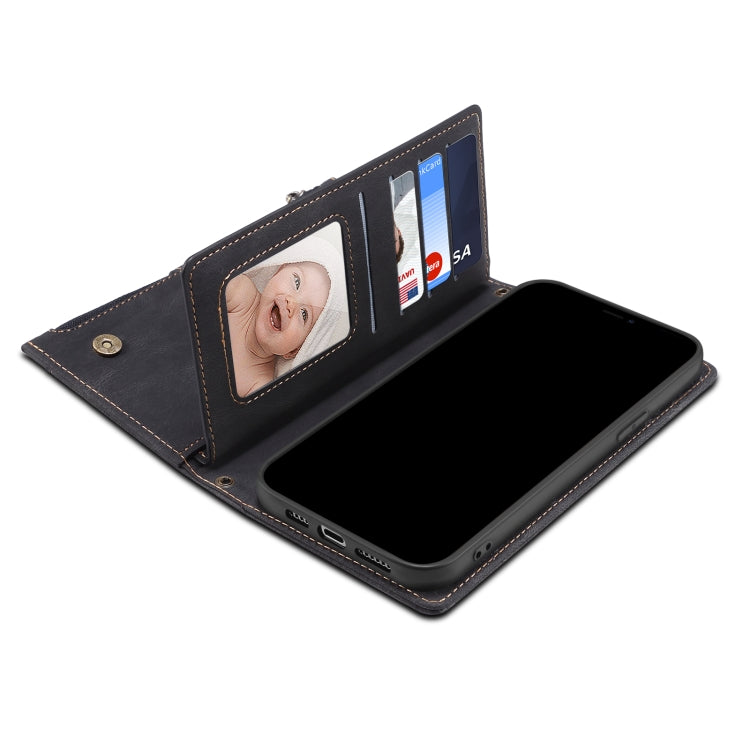 For OnePlus Nord N20 5G Retro Frosted Horizontal Flip Leather Phone Case(Black) - OnePlus Cases by PMC TechLife | Online Shopping South Africa | PMC TechLife | Buy Now Pay Later Mobicred