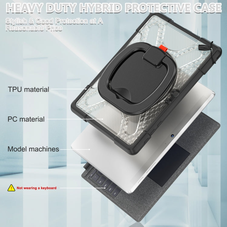 For MicroSoft Surface Go 1 / 2 / 3 TPU + PC Tablet Case(Transparent) - Others by PMC TechLife | Online Shopping South Africa | PMC TechLife | Buy Now Pay Later Mobicred