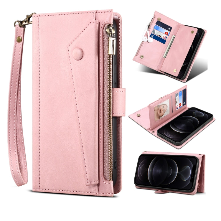For Google Pixel 7 Pro 5G Retro Frosted Horizontal Flip Leather Phone Case(Rose Gold) - Google Cases by PMC TechLife | Online Shopping South Africa | PMC TechLife | Buy Now Pay Later Mobicred
