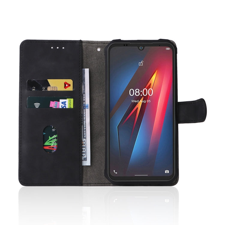 For Ulefone Armor 8 Skin Feel Magnetic Buckle Calf Texture Leather Phone Case(Black) - Ulefone Cases by PMC Jewellery | Online Shopping South Africa | PMC Jewellery | Buy Now Pay Later Mobicred