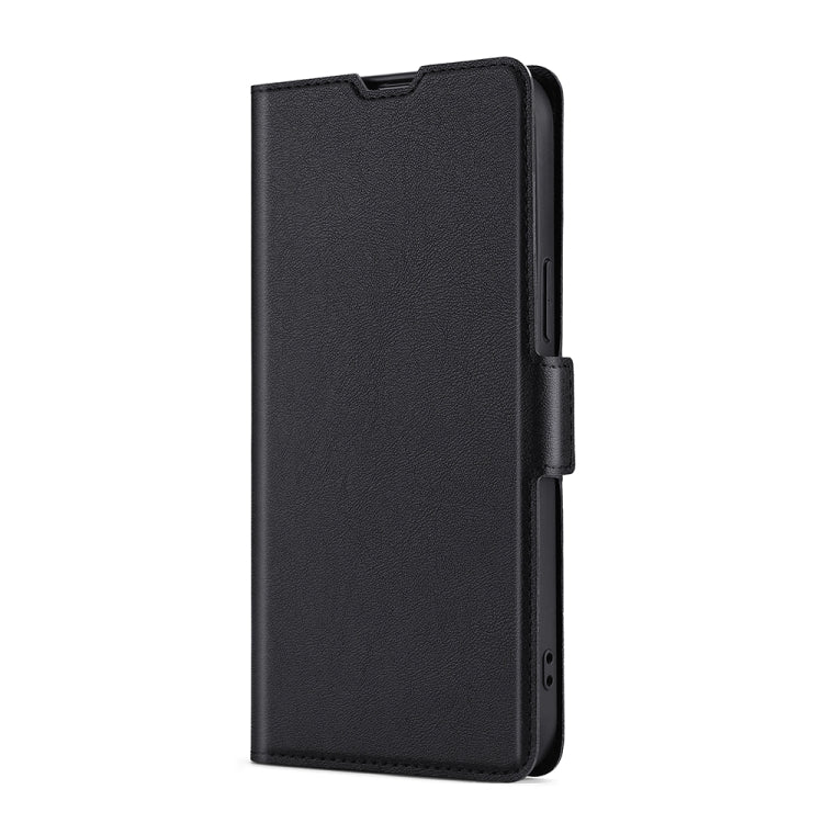 For Doogee N30 Ultra-thin Voltage Side Buckle PU + TPU Leather Phone Case(Black) - More Brand by PMC Jewellery | Online Shopping South Africa | PMC Jewellery | Buy Now Pay Later Mobicred