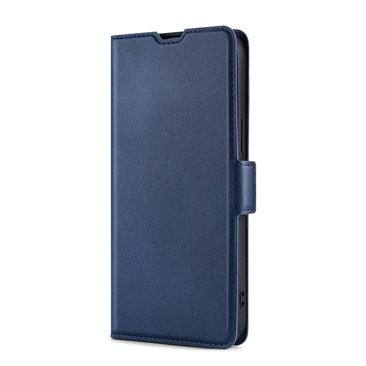 For Blackview A80 Pro Ultra-thin Voltage Side Buckle PU + TPU Leather Phone Case(Blue) - More Brand by PMC Jewellery | Online Shopping South Africa | PMC Jewellery | Buy Now Pay Later Mobicred