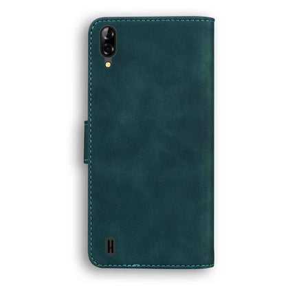 For Blackview A60 Skin Feel Pure Color Flip Leather Phone Case(Green) - More Brand by PMC Jewellery | Online Shopping South Africa | PMC Jewellery | Buy Now Pay Later Mobicred