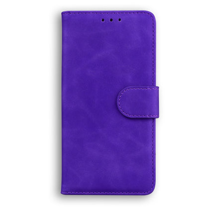 For Blackview A60 Pro Skin Feel Pure Color Flip Leather Phone Case(Purple) - More Brand by PMC Jewellery | Online Shopping South Africa | PMC Jewellery | Buy Now Pay Later Mobicred