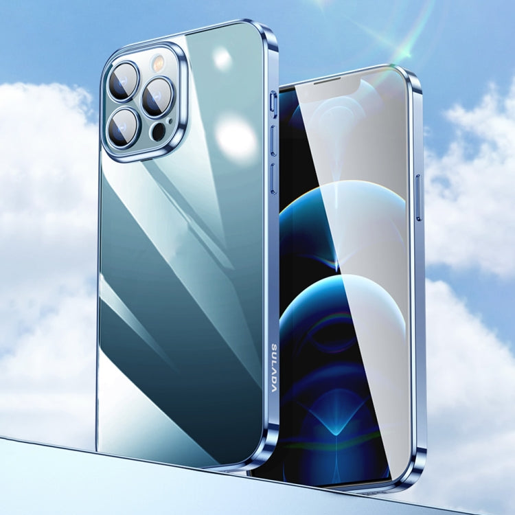 For iPhone 11 SULADA Lens Protector Plated Clear Case (Black) - iPhone 11 Cases by SULADA | Online Shopping South Africa | PMC TechLife