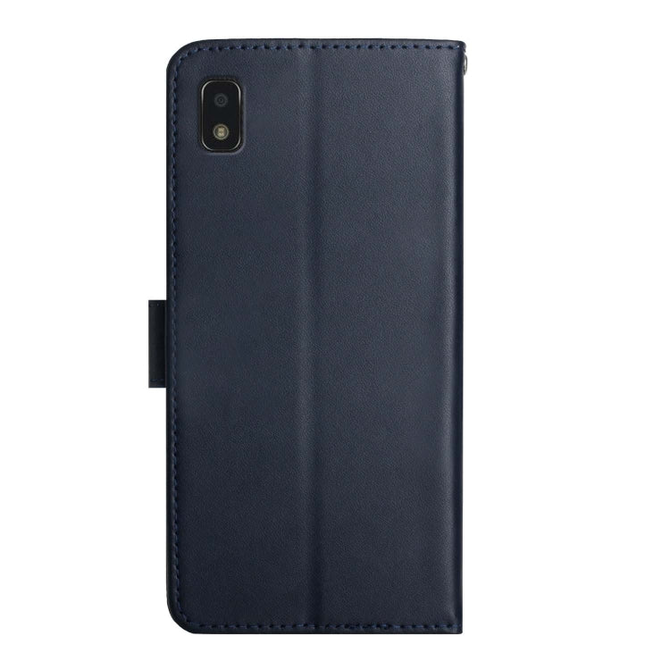 For ZTE Blade L210 Genuine Leather Fingerprint-proof Horizontal Flip Phone Case(Blue) - ZTE Cases by PMC TechLife | Online Shopping South Africa | PMC TechLife | Buy Now Pay Later Mobicred