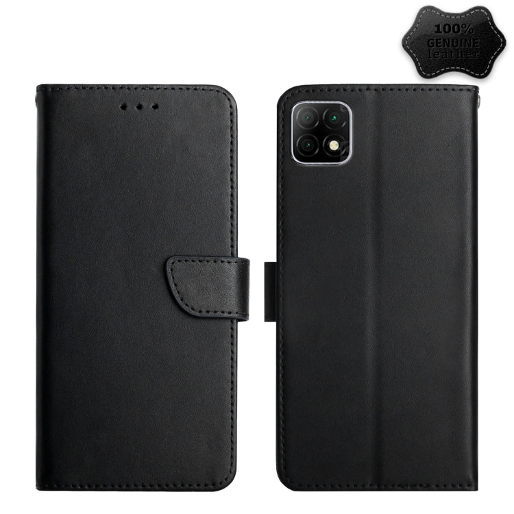 For Wiko T3 Genuine Leather Fingerprint-proof Flip Phone Case(Black) - More Brand by PMC TechLife | Online Shopping South Africa | PMC TechLife | Buy Now Pay Later Mobicred
