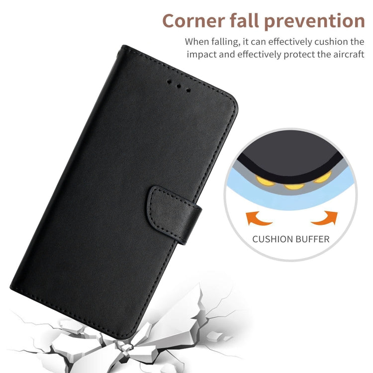 For Wiko T3 Genuine Leather Fingerprint-proof Flip Phone Case(Black) - More Brand by PMC TechLife | Online Shopping South Africa | PMC TechLife | Buy Now Pay Later Mobicred