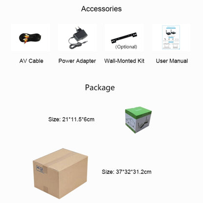 Measy AV530-2 5.8GHz Wireless Audio / Video Transmitter + 2 Receiver, Transmission Distance: 300m, EU Plug - Set Top Box & Accessories by Measy | Online Shopping South Africa | PMC Jewellery | Buy Now Pay Later Mobicred