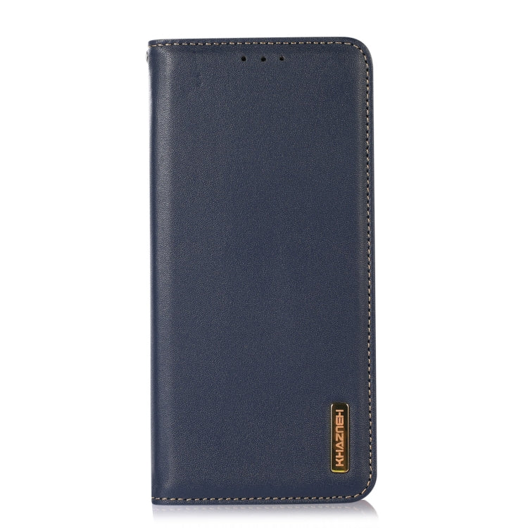 For Google Pixel 7 Pro 5G KHAZNEH Nappa Top Layer Cowhide Leather Phone Case(Blue) - Google Cases by PMC TechLife | Online Shopping South Africa | PMC TechLife | Buy Now Pay Later Mobicred