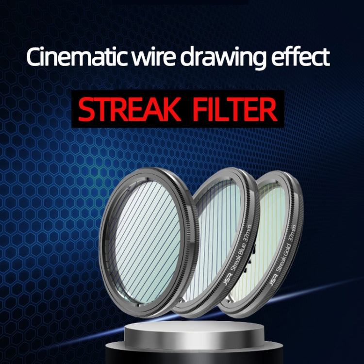 JSR Starlight Drawing Camera Lens Filter, Size:55mm(Streak Blue) - Other Filter by JSR | Online Shopping South Africa | PMC TechLife | Buy Now Pay Later Mobicred