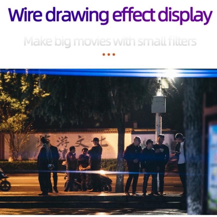 JSR Starlight Drawing Camera Lens Filter, Size:62mm(Streak Blue) - free shipping - PMC TechLife - Order now!