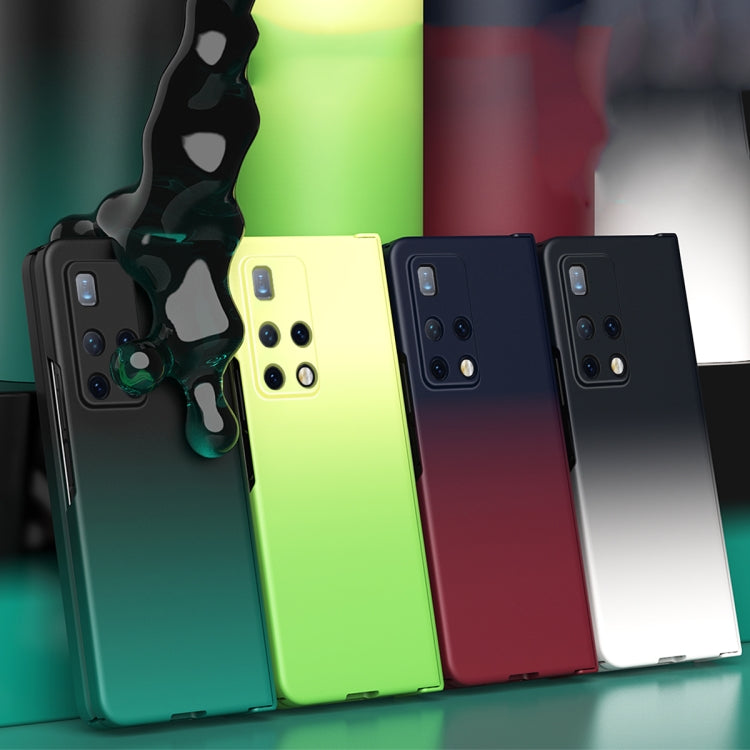 For Huawei Mate X2 Colorful Gradient Tempered Film Integrated Phone Case(Green) - Huawei Cases by PMC TechLife | Online Shopping South Africa | PMC TechLife | Buy Now Pay Later Mobicred