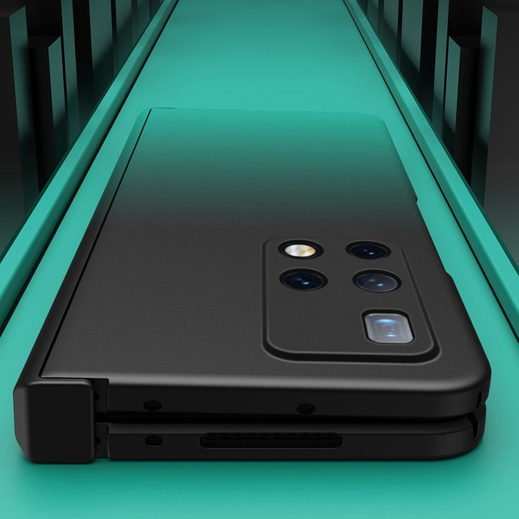 For Huawei Mate X2 Colorful Gradient Tempered Film Integrated Phone Case(Green) - Huawei Cases by PMC TechLife | Online Shopping South Africa | PMC TechLife | Buy Now Pay Later Mobicred