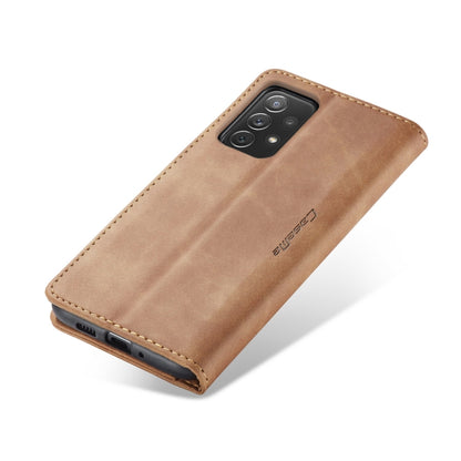 For Samsung Galaxy A73 5G CaseMe 013 Multifunctional Horizontal Flip Leather Phone Case(Brown) - Galaxy Phone Cases by CaseMe | Online Shopping South Africa | PMC Jewellery | Buy Now Pay Later Mobicred