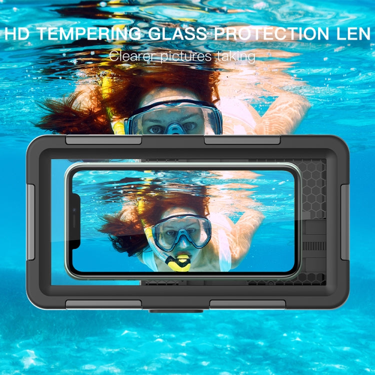 RedPepper 2nd Generation Diving Waterproof Protective Case, Waterproof depth: 15m(Black + Green) - free shipping - PMC Jewellery - Order now!