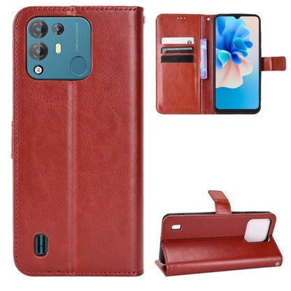 For Blackview A55 Pro Retro Crazy Horse Texture Leather Phone Case(Brown) - More Brand by PMC Jewellery | Online Shopping South Africa | PMC Jewellery | Buy Now Pay Later Mobicred