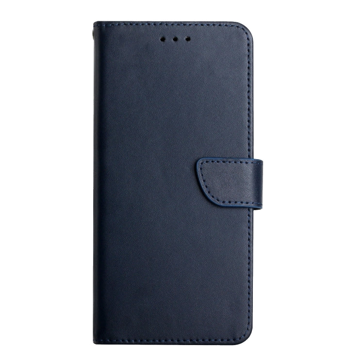 For Nokia X100 Genuine Leather Fingerprint-proof Horizontal Flip Phone Case(Blue) - Nokia Cases by PMC TechLife | Online Shopping South Africa | PMC TechLife | Buy Now Pay Later Mobicred