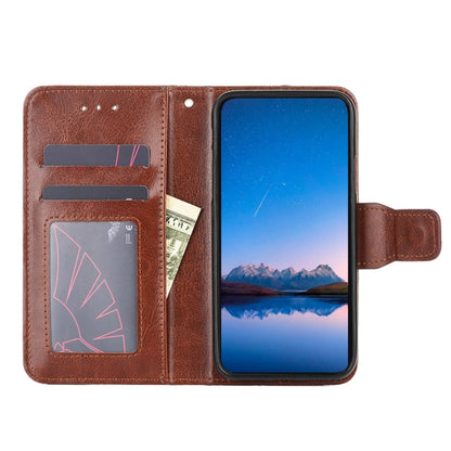 For Blackview A55 Crystal Texture Leather Phone Case(Brown) - More Brand by PMC Jewellery | Online Shopping South Africa | PMC Jewellery