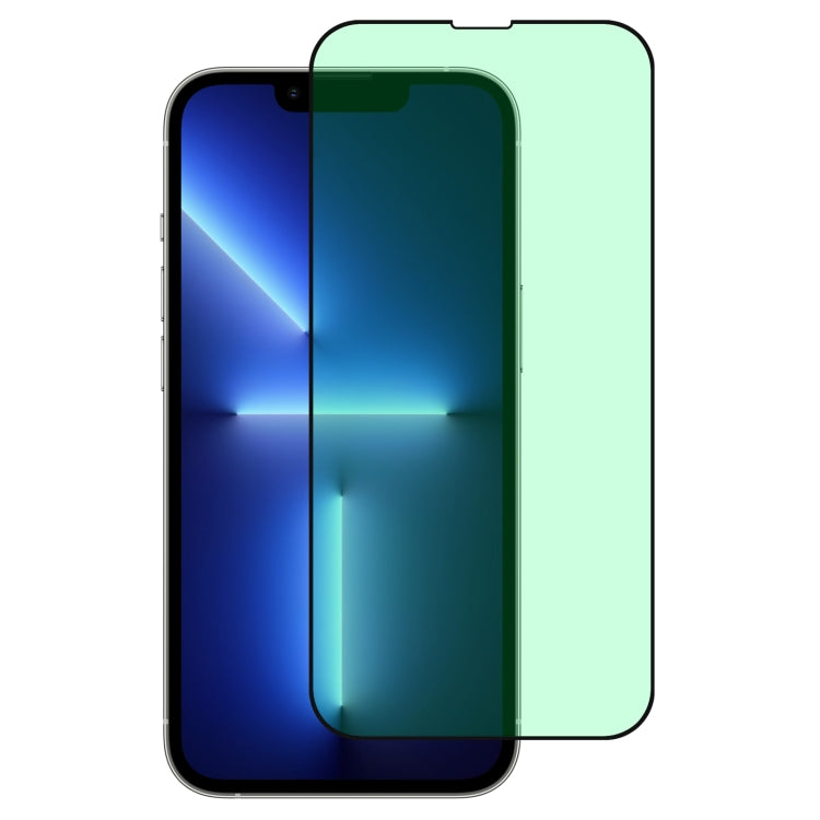 For iPhone 16e / 13 / 13 Pro Green Light Eye Protection Tempered Glass Film - free shipping - PMC TechLife - Order now!