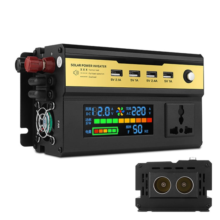 8896 500W Car Smart Multi-functional Digital Display Inverter, Specification:12V - Modified Square Wave by PMC TechLife | Online Shopping South Africa | PMC TechLife | Buy Now Pay Later Mobicred